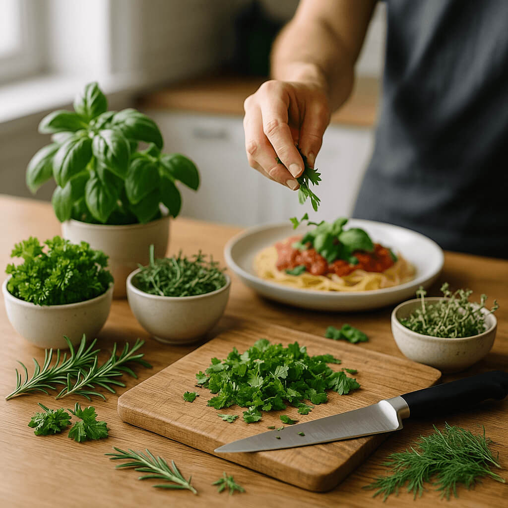 Urter til aftensmaden